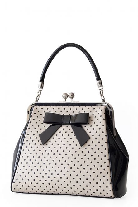 Hovedbilde Polka Starr Håndveske - Creme/sort