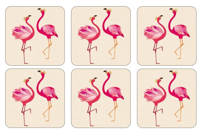 Main Image Bordbrikker - Flamingo