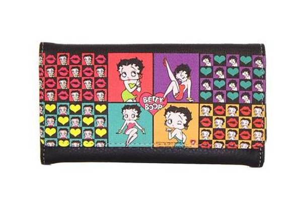 Betty Boop Wallet Multi Color  - Lommebok