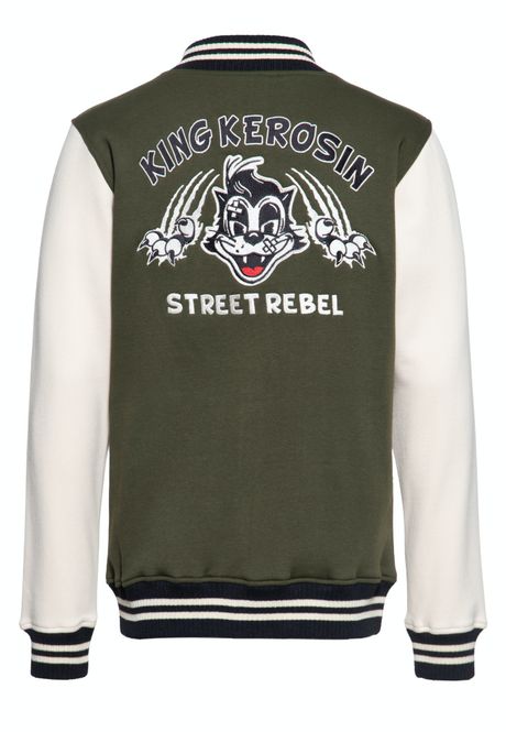 Hovedbilde King Kerosin - Collegejakke Street Rebel - Grønn