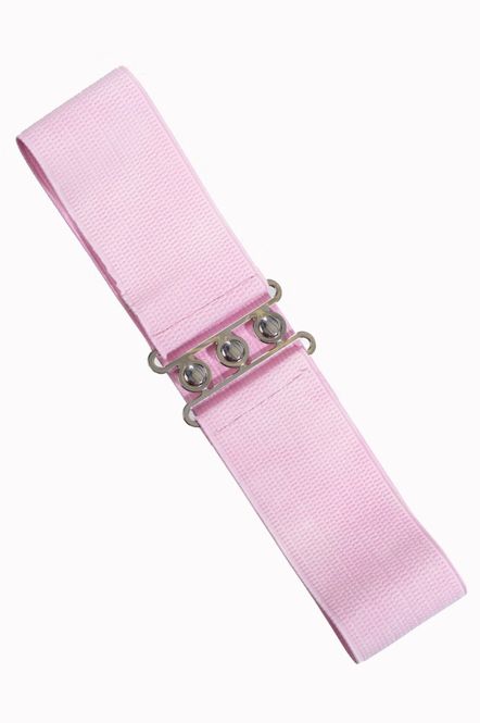 Hovedbilde Strikkbelte - Retro - Rosa
