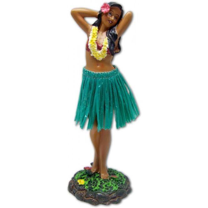 Hovedbilde Hula Girl Posing Green Skirt