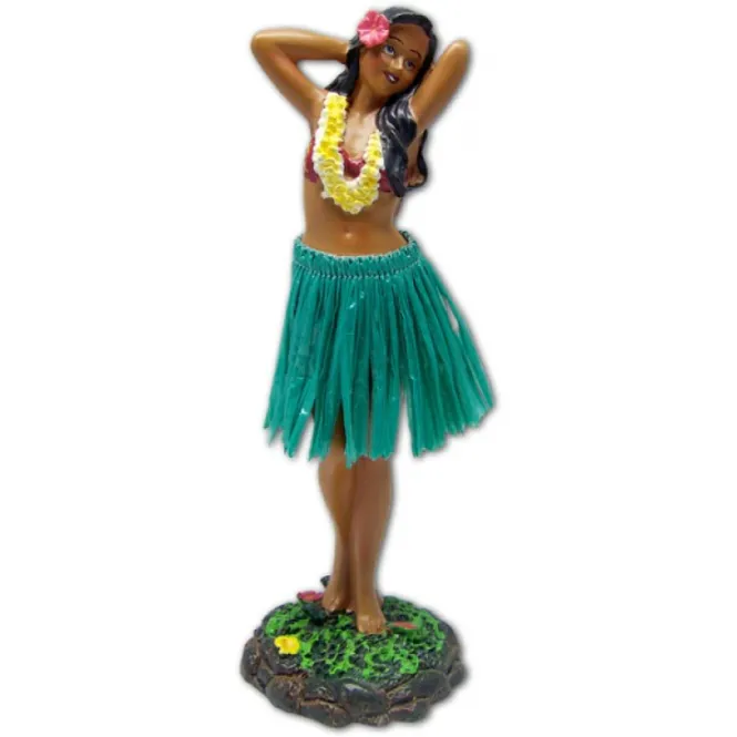Hovedbilde Hula Girl Posing Green Skirt