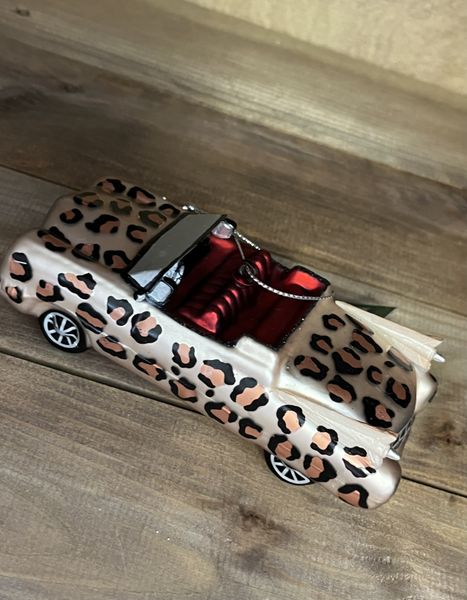 Leopard Bil Glass