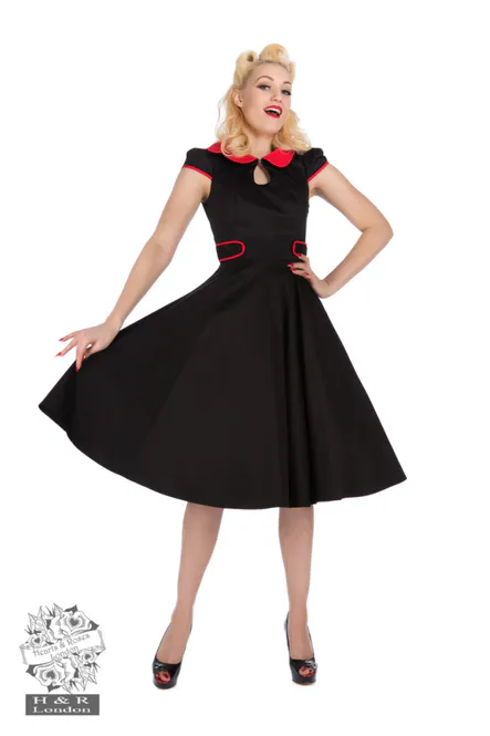 Hovedbilde H&R - Black Peter Pan Swingkjole