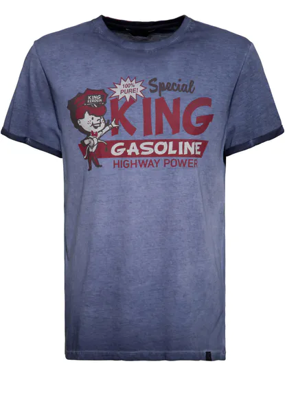 King Kerosin - Oilwashed T-skjorte - Special King Gasoline