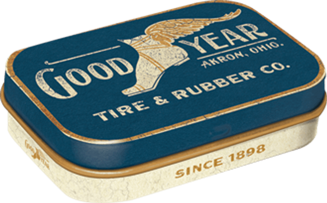 Hovedbilde Mintboks - Goodyear Wing Foot Logo 1901