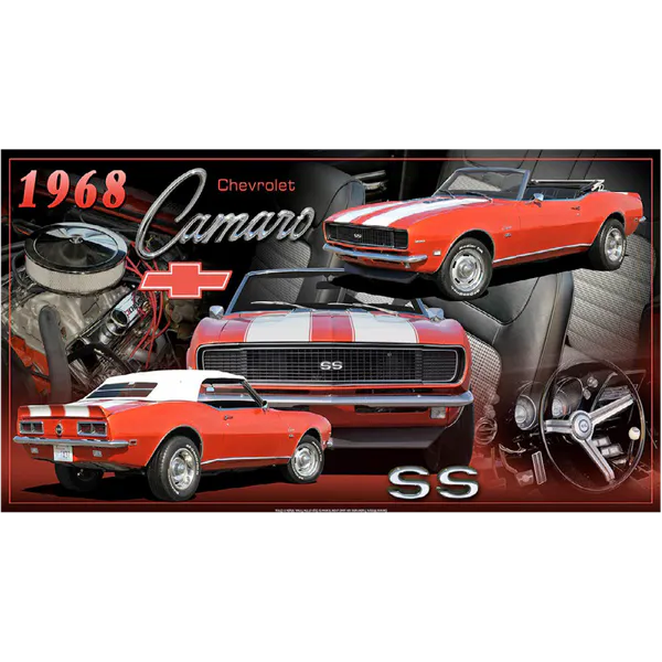 Metallskilt - 1968 Camaro