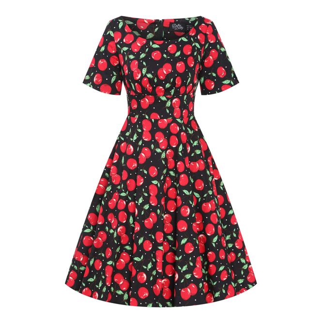 Main Image Dolly & Dotty - Brenda Cherry Swingkjole