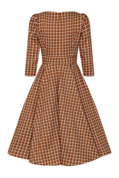 H&R - Daniella Check Swingkjole