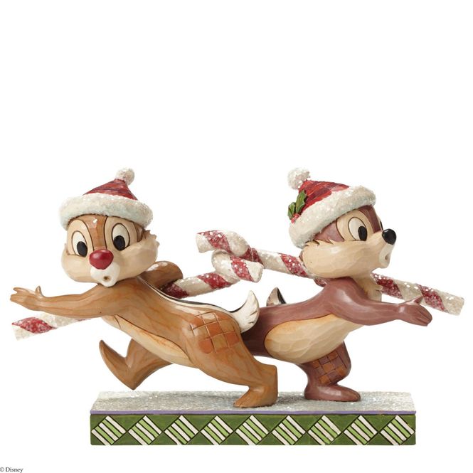Hovedbilde Jim Shore - Snipp og Snapp - Candy Cane Caper