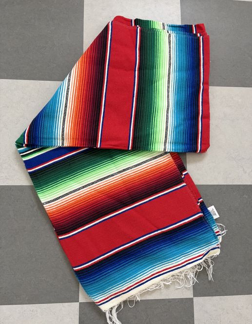 Hovedbilde Mexicoteppe La Montana Rød (Nr 7)