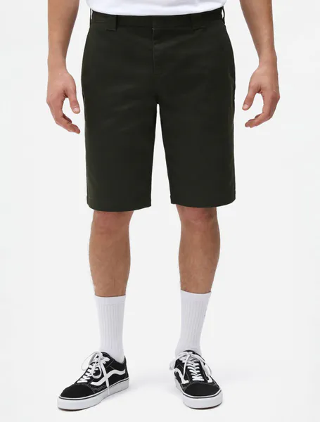 Dickies - Shorts Slim Fit Work - Oliven Grønn - Kortbukse