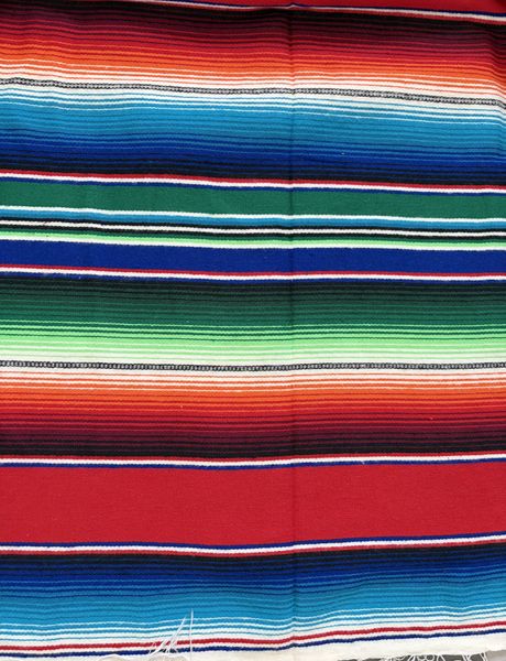 Mexicoteppe La Montana Rød (Nr 7)