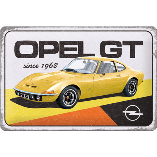 Hovedbilde Metallskilt - Opel GT since 1968