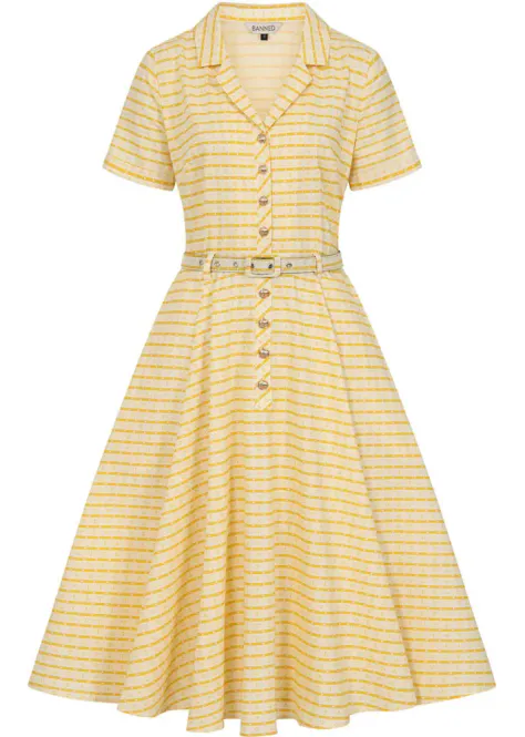 Main Image Banned - Bella Anchor Swingkjole - Gul