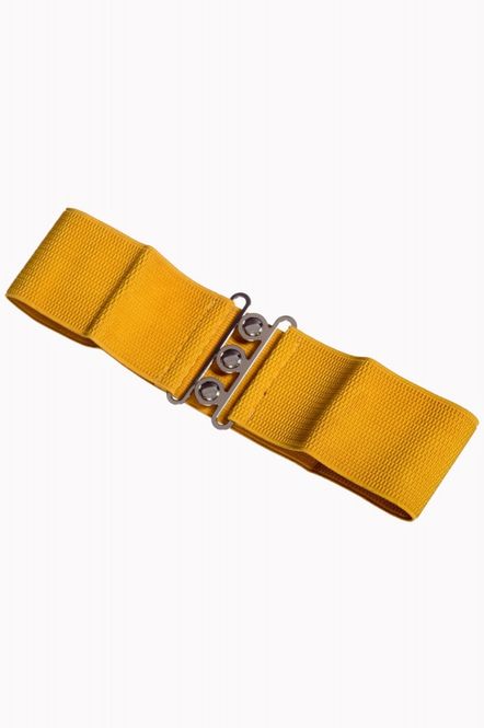 Hovedbilde Strikkbelte - Retro - Mustard/Okergul